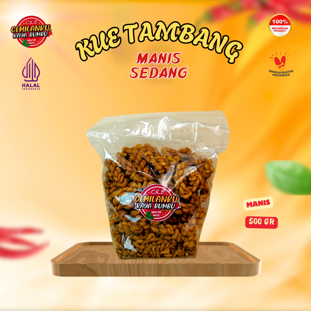 

Cemilanku - 500Gr Kue Tambang, Untir-Untir Rasa Manis