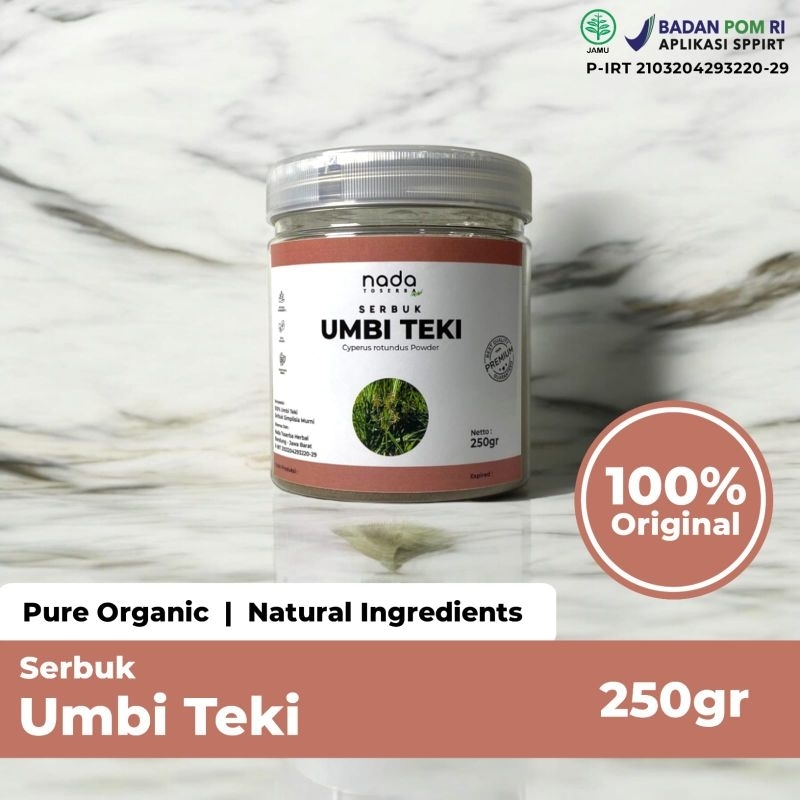 

UMBI TEKI Bubuk Serbuk Premium | Pereda Nyeri Haid | Cyperus Rotundus Powder | 50gr, 100gr & 250gr