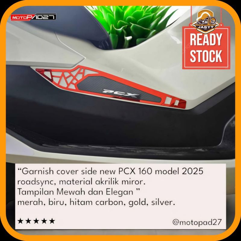 Garnish Body Samping PCX 160 2025 – Akrilik Premium