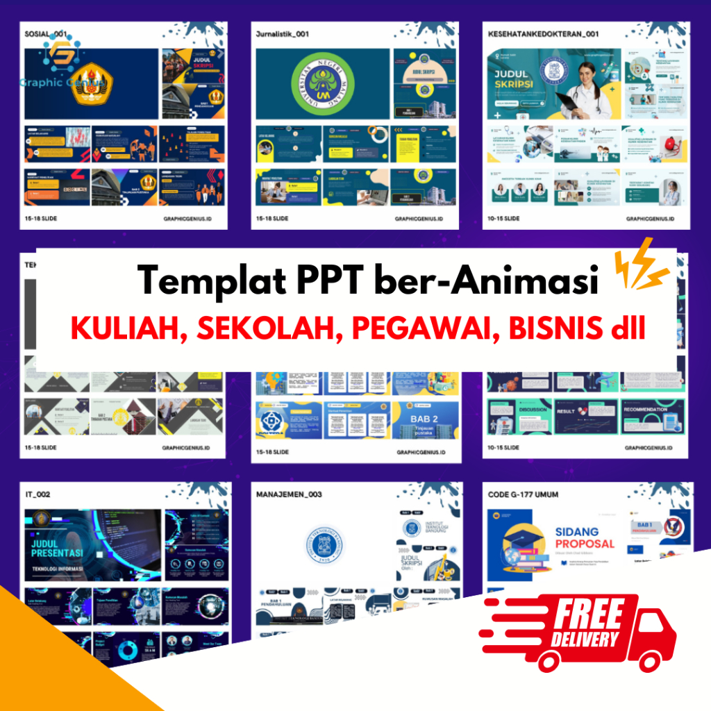 Template Presentasi PPT Animasi Aesthetic PPT atau PowerPoint