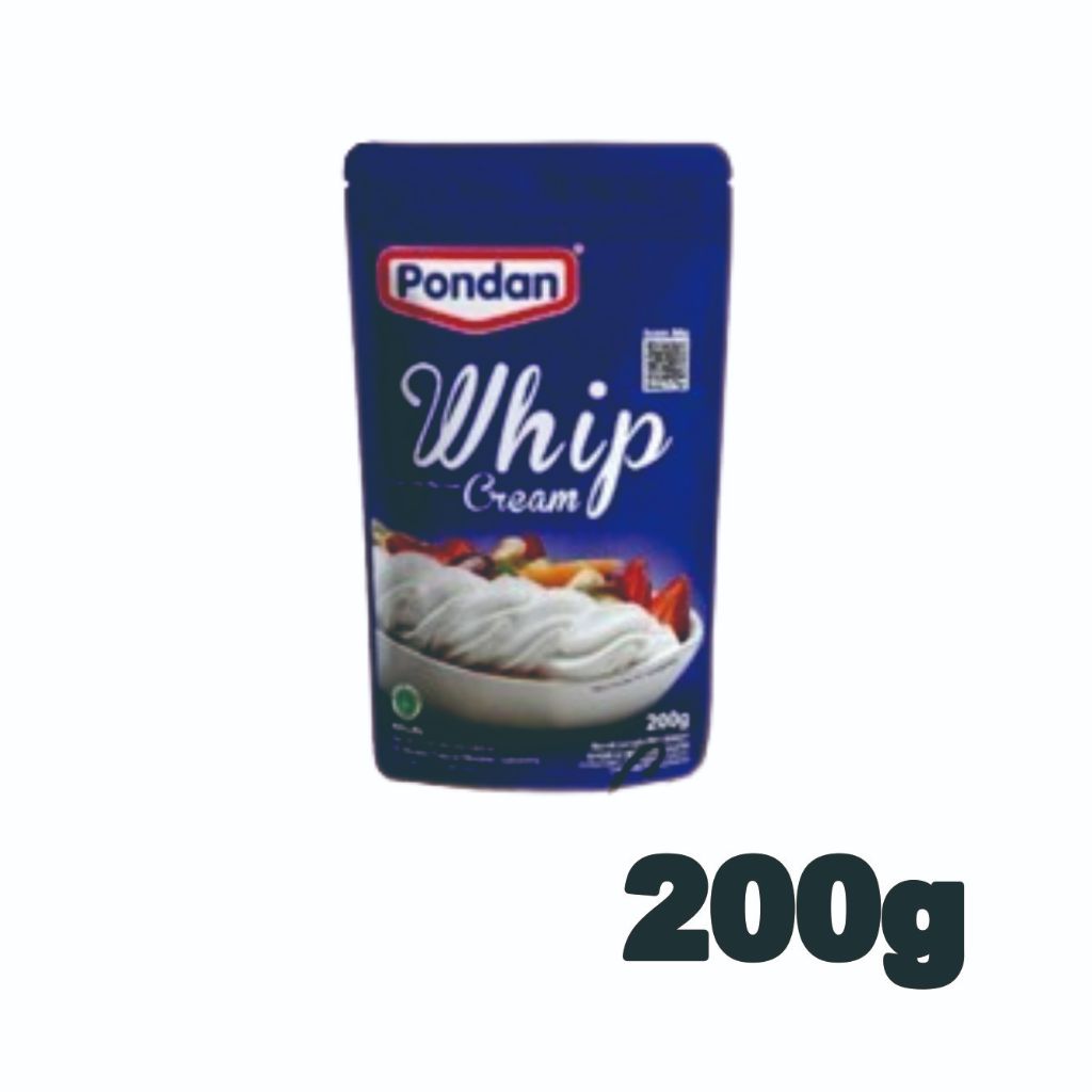 

Pondan Whip Cream Powder - Whipcream - Krim Kocok Bubuk 200gr