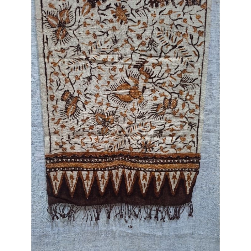 syal batik tulis tenun gedhog