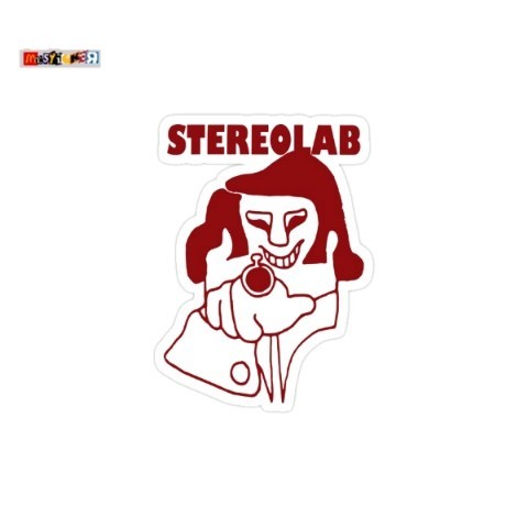 

sticker band STEREOLAB logo stiker