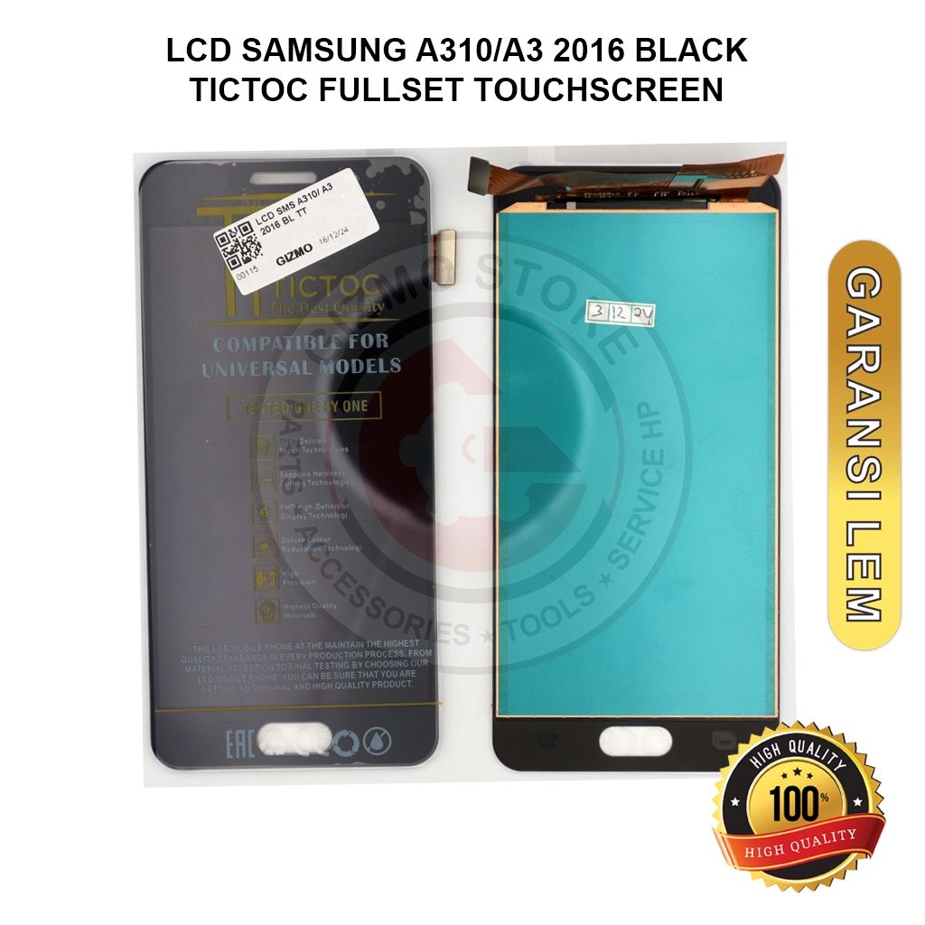 【ORIGINAL】LCD TOUCHSCREEN SAMSUNG A310/A3 2016 TICTOC