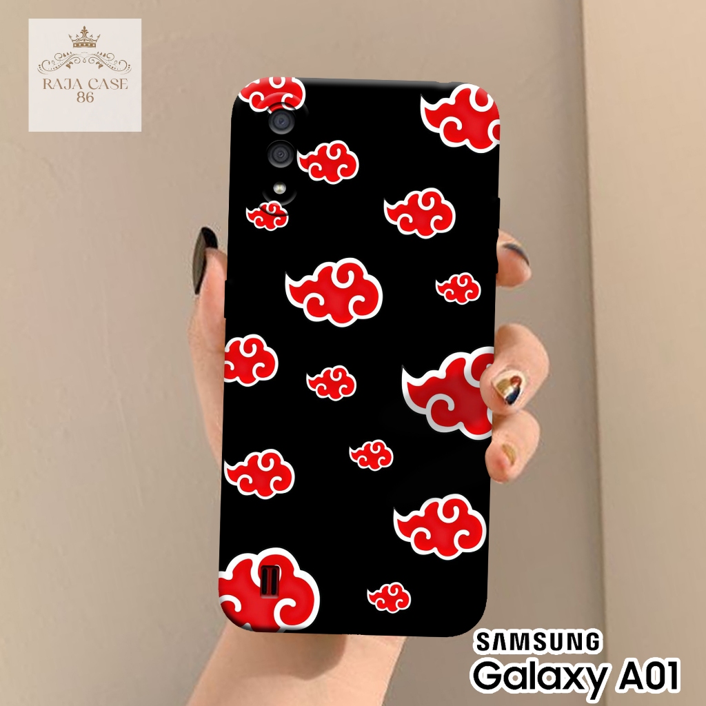 Softcase Samsung Galaxy A01 - Rajacase - Case Samsung Galaxy A01 - Motif Case Logo - Case Samsung Ga