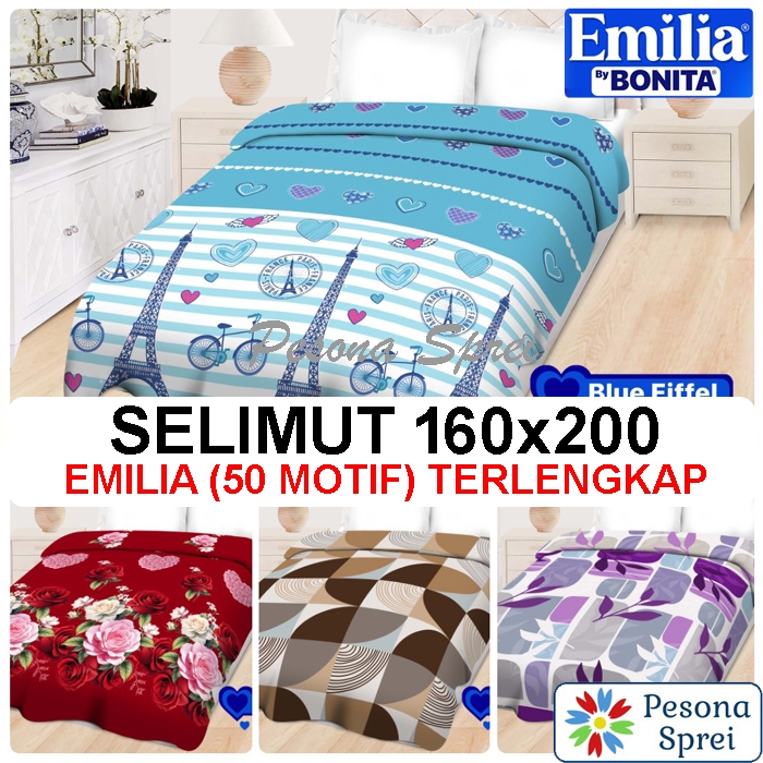 SELIMUT EMILIA 160x200 by BONITA / SELIMUT BONITA 160X200 EMILIA