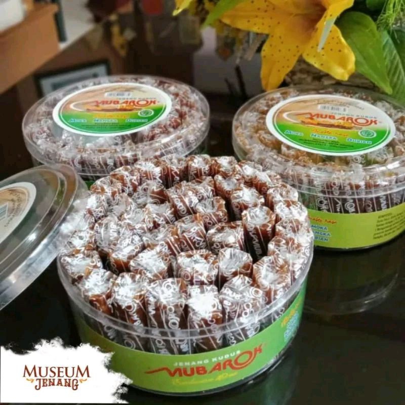 

jenang Mubarok toples 3farian rasa moka,nangka,durian