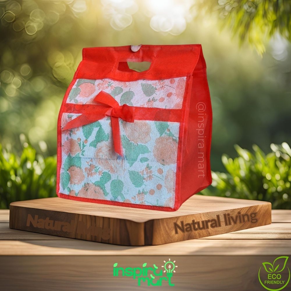 

Inspira Mart - (1 lusin) Tas Floral Pegangan Bambu