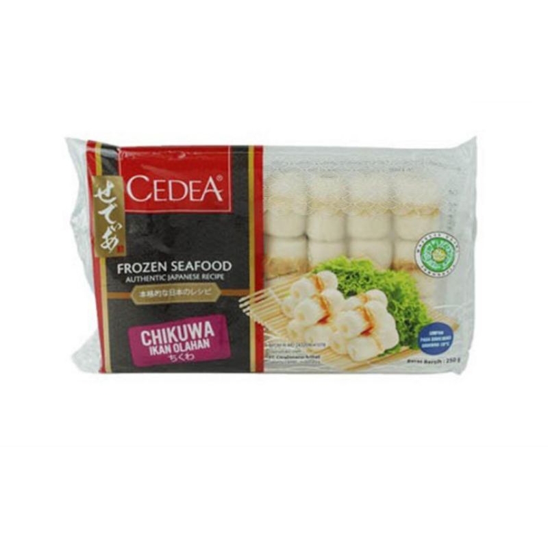 

CEDEA FROZEN SEAFOOD CHIKUWA 250Gr - only sameday dan instan
