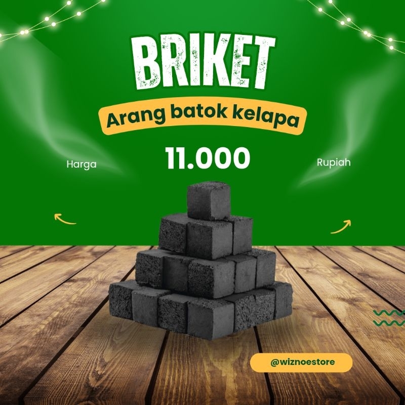 Arang batok/Briket/Arang