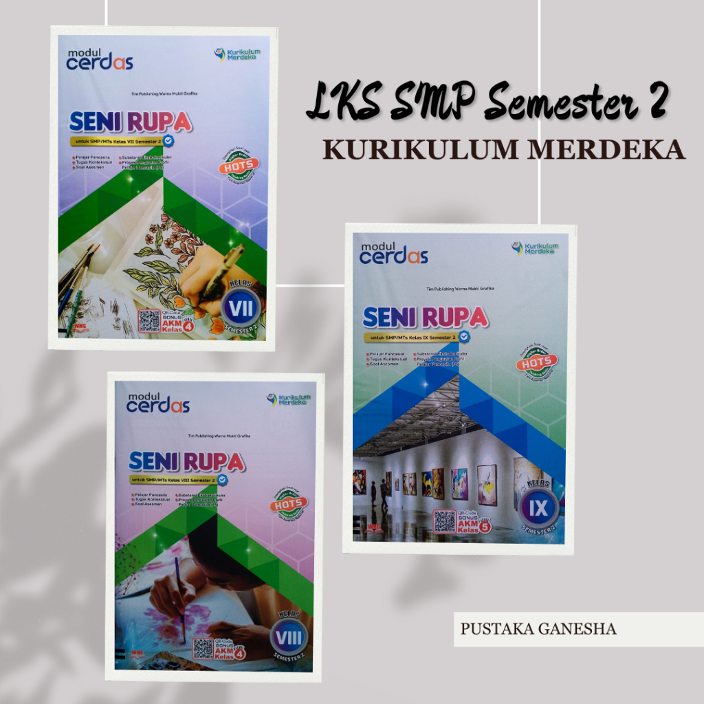 Buku LKS Seni Rupa Seni Tari Seni Teater Seni Musik SMP MTs Semester 2 Genap Kelas 7 8 9 Terbaru