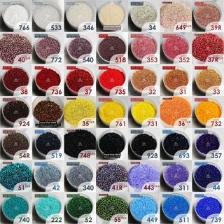 Manik Mote Payet Pasir Bulat Jepang MGB 12/0 1,9mm 15 gr Monte Payet Jahit Matsuno Glass Beads Murah