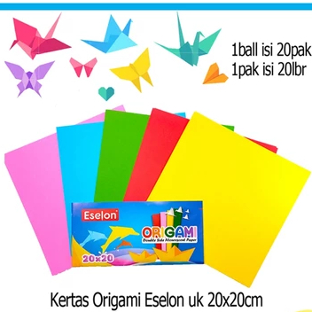 

[PACK] Kertas Lipat/ Kertas Origami/ 20x20/ 16x16/ 12x12