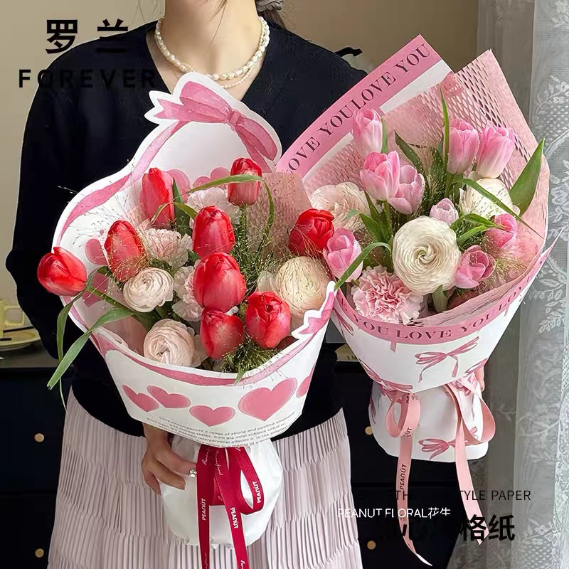 

[ Stellar Official ] Ready kertas bouquet bunga i love you kertas bouquet bunga import premium kertas bunga wrap bunga kertas bunga valentine wedding anniversary party hari ibu mothers day