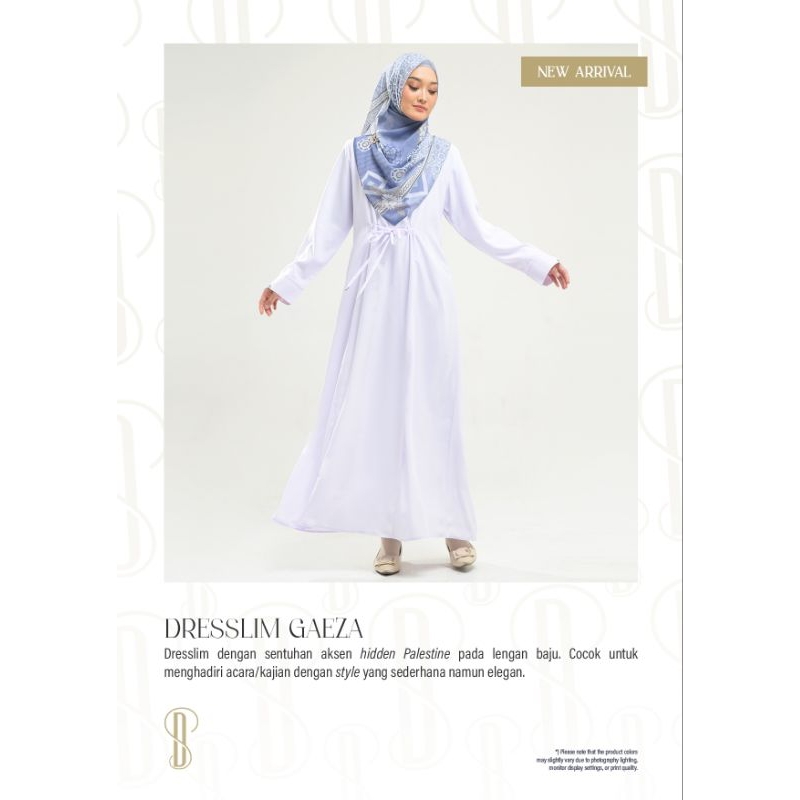 Rabbani Diskon - Gamis Dresslim Wanita Rabbani Gaeza Terbaru Polos
