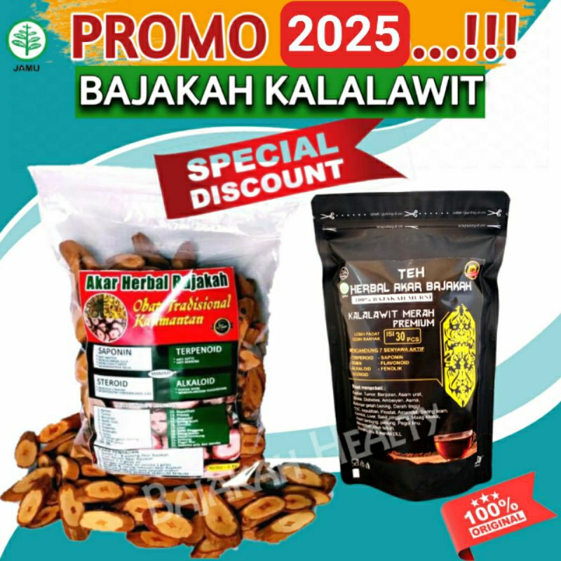 

SPECIAL PROMO AWAL TAHUN...!!! AKAR DAN TEH BAJAKAH KALALAWIT MERAH ASLI KALIMANTAN