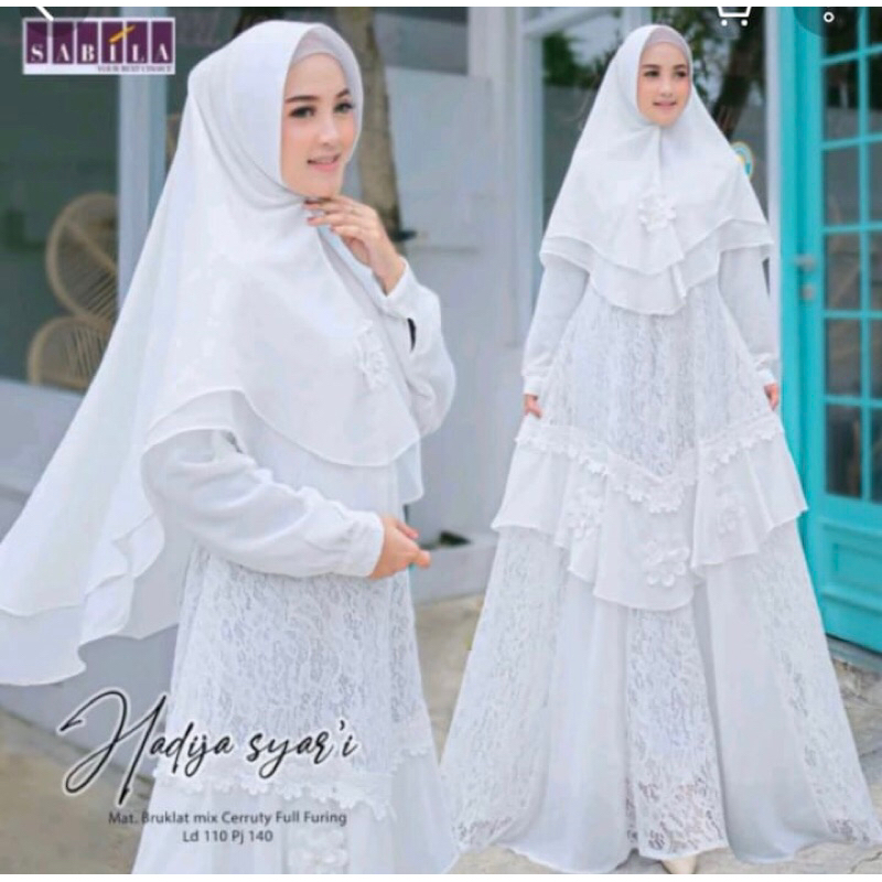 Preloved Gamis Syari Putih