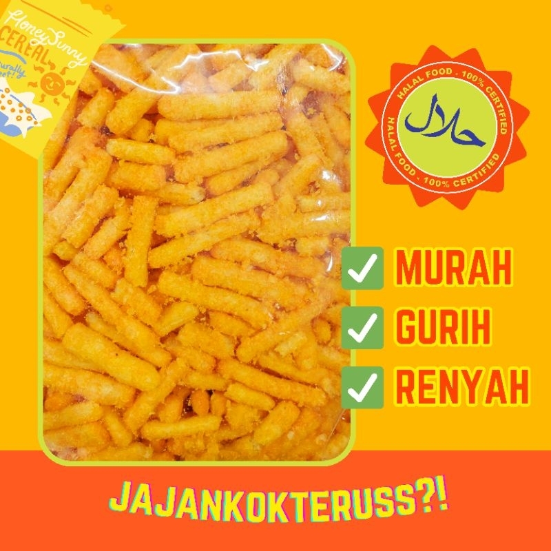 

JAJANKOKTERUS Stik Balado Renyah 500gr – Camilan Pedas Manis Khas Indonesia