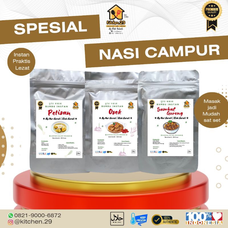 

BUMBU INSTAN NASI CAMPUR KITCHEN.29