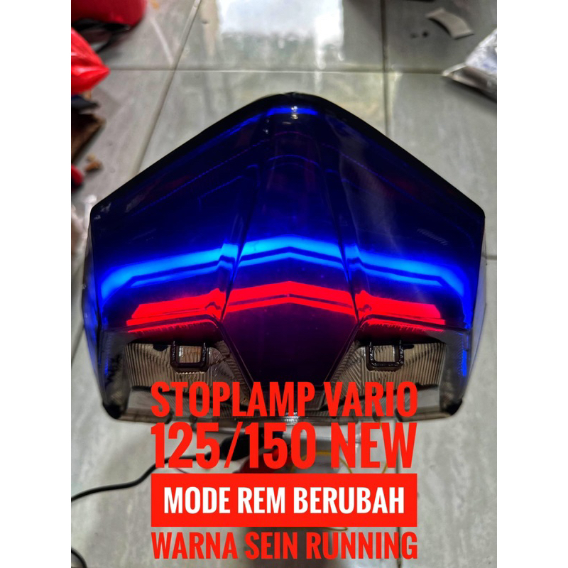 (ORIGINAL) (PNP) stoplamp new Vario 125/150 custom lazy running || stoplamp new Vario125-150 custom 