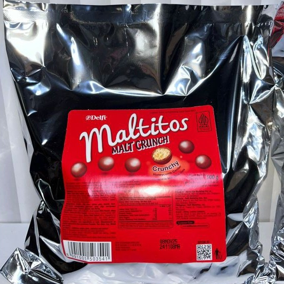 

DELFI MALTITOS 500gr Delfi Maltitos Crunch 500gràm