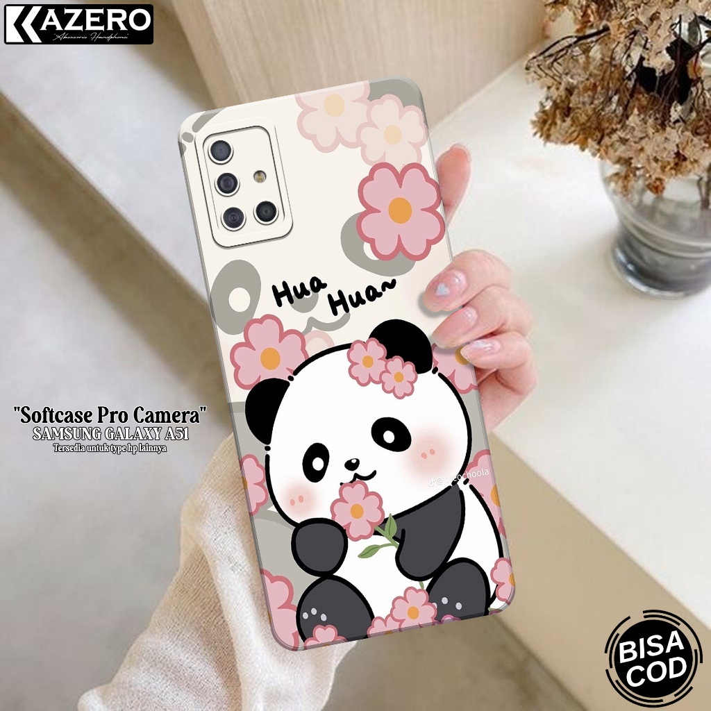 Kesing Samsung Galaxy A51 - Kazero Fashion Case kartun - Case Samsung Galaxy A51 - Pelindung Hp - Ca