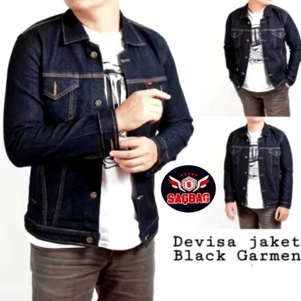 HARGA GROSIR JAKET JEANS PRIA DENIM BAHAN TEBAL // JACKET PRIA JEANS