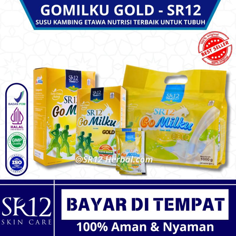 

Gomilku Gold SR12 Susu Kambing Etawa Rendah Lemak Tinggi Kalsium Bebas Gula