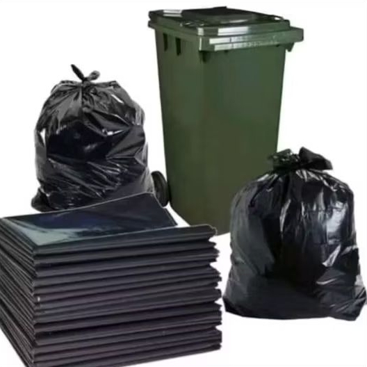 PLASTIK KARUNG SAMPAH HITAM uk 60 × 100