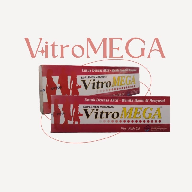 VitroMEGA Suplemen Makanan Plus Fish Oil