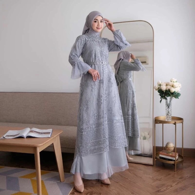Gamis butik premuim-Gamis keren-Gamis modren-Gamis pesta