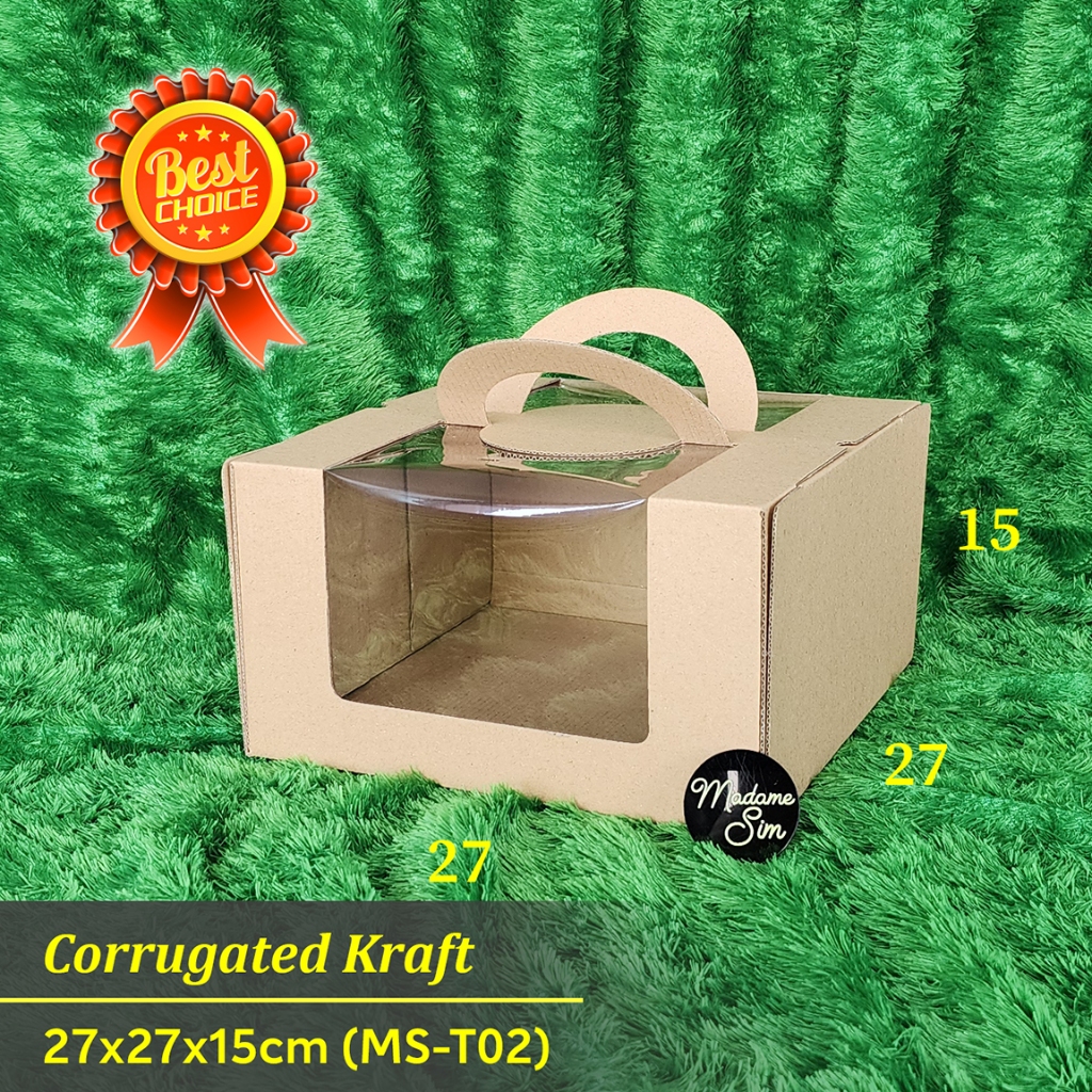 

GABLE BOX - DUS BOLU - KOTAK KUE ULTAH 27x27x15 - MS-T02 (ISI : 10 PCS)