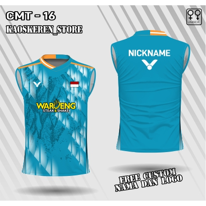 jersey badminton singlet indonesia master 2025 kaos badminton china master baju bulu tangkis victor 