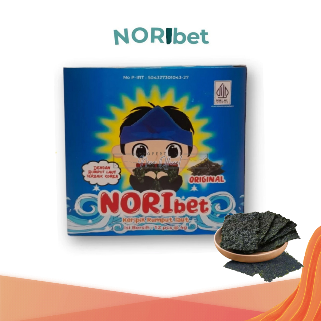 

Noribet Snack Rumput Laut Box 12X4gram