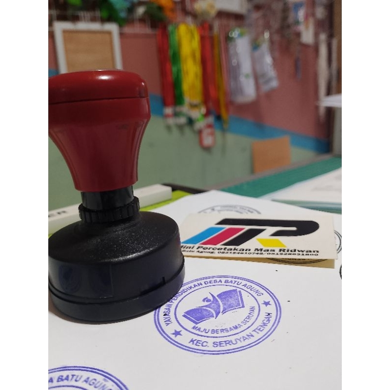 

Stampel Flash Bulat Custom Diameter 40mm