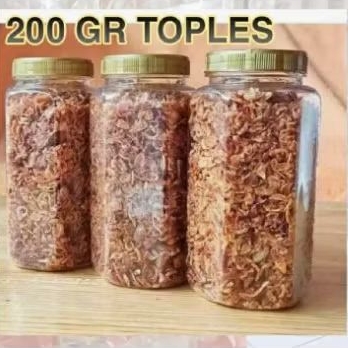 

BAWANG GORENG KALENG TOPLES MURAH 200 GR