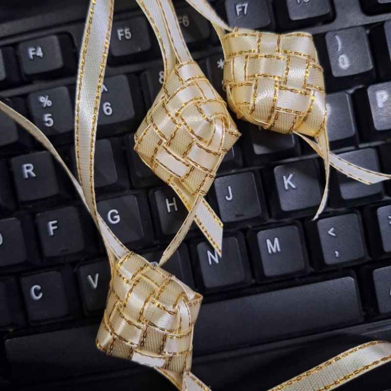 

Custom ketupat pita grosgrain 100pcs