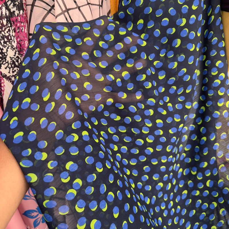 kain ceruty Yoryu premium - kain ceruti motif polkadot - kain motif polkadot - kain yoryu premium - 