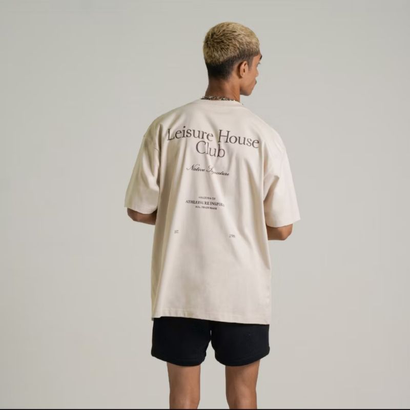 CELCIUS T-SHIRT KREM LEISURE HOUSE CLUB 407
