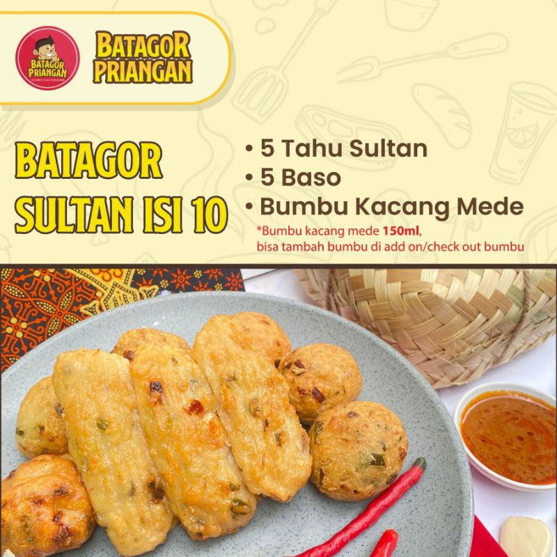 

Batagor Priangan SULTAN isi 10 - Batagor Khas Bandung