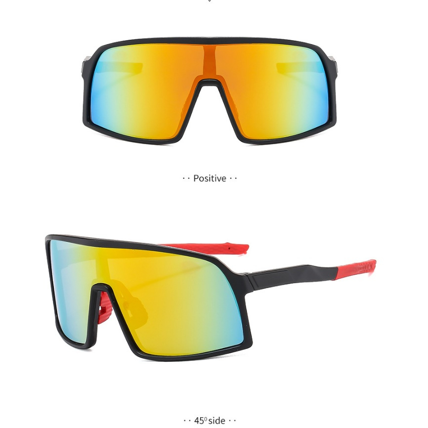 Kacamata Hitam Bersepeda Running Warna UV400 Kacamata Sepeda Luar Ruangan Aksesori Sepeda untuk Pria