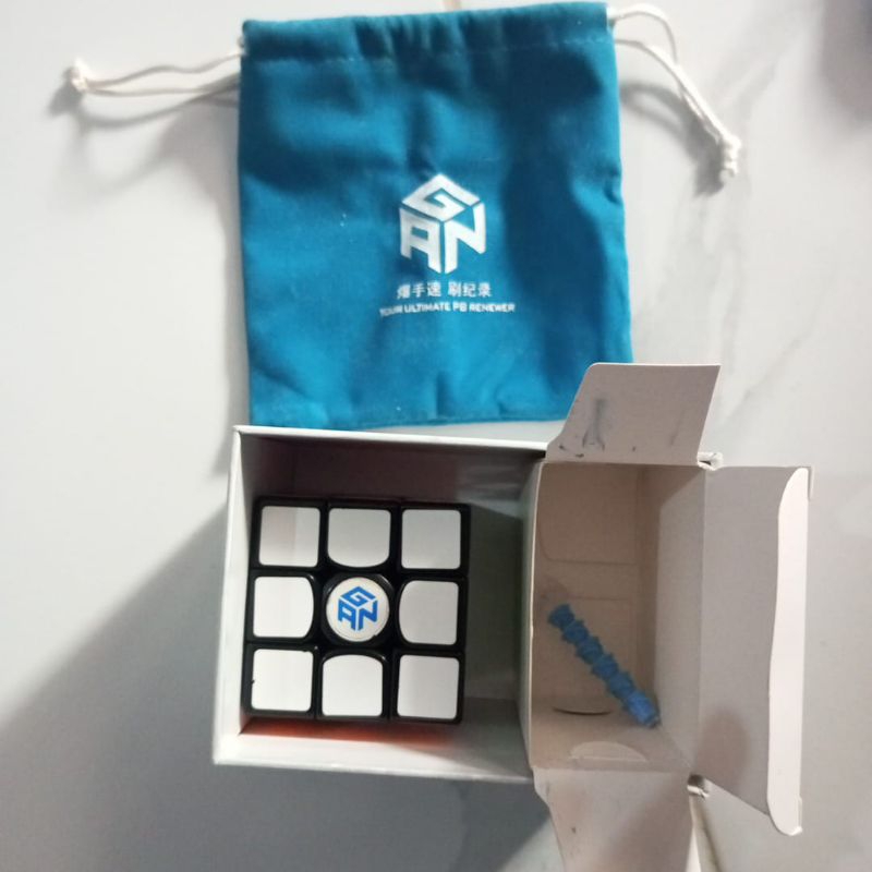 Rubik GAN 356 Air M Bekas Rubiks Preloved Langka Rare Item 3x3x3 Rubik's Cube 3x3 Speedcube XS SM ME