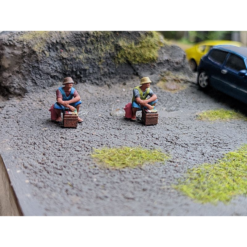 MC_e figur Tukang Jualan Asongan || kang asongan skala 1:64 & 1:87