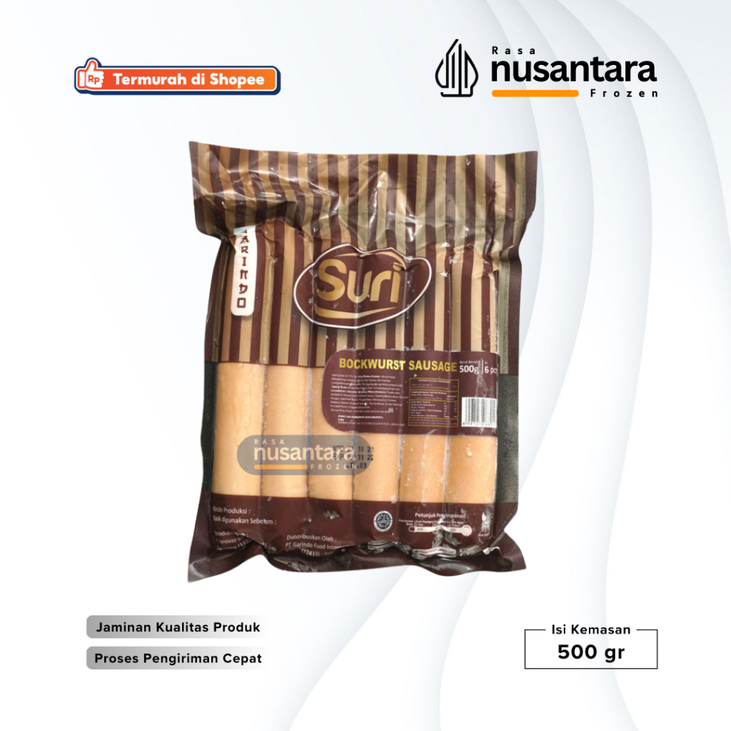 

Suri Sosis Bakar - Sosis Beku | Frozen Food Sosis kemasan 500gr