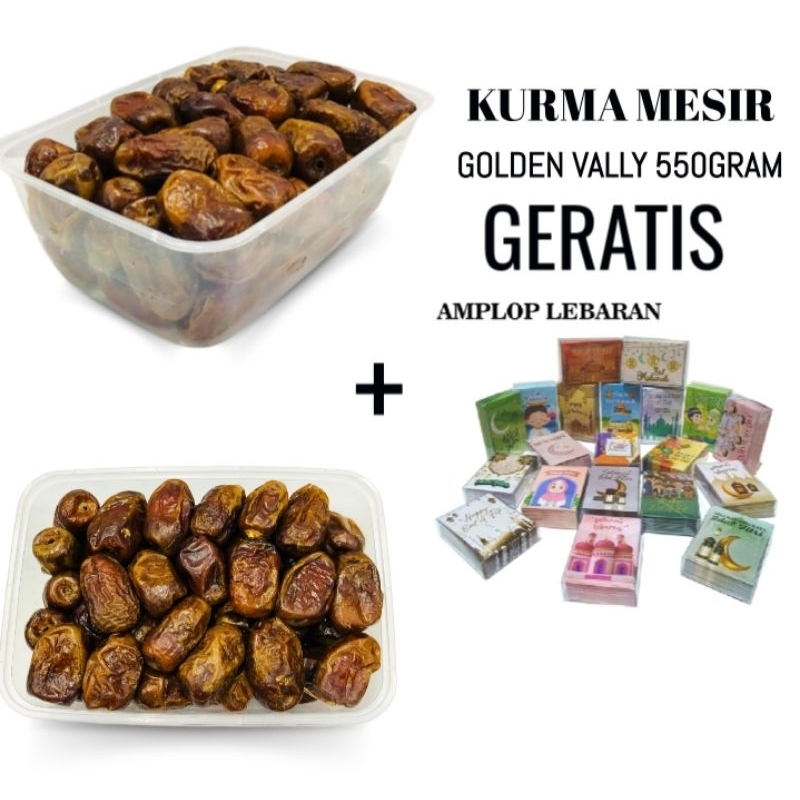 

PROMO kurma mesir golden valley 500grm bonus amplop lebaran