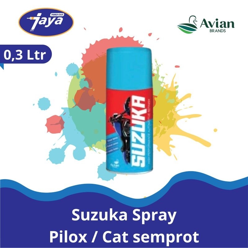Suzuka Spray Pilox 300gr Warna lengkap