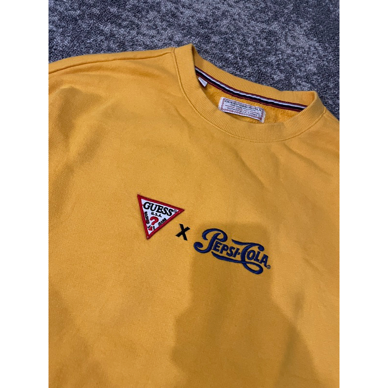 crewneck cn guess x pepsi original