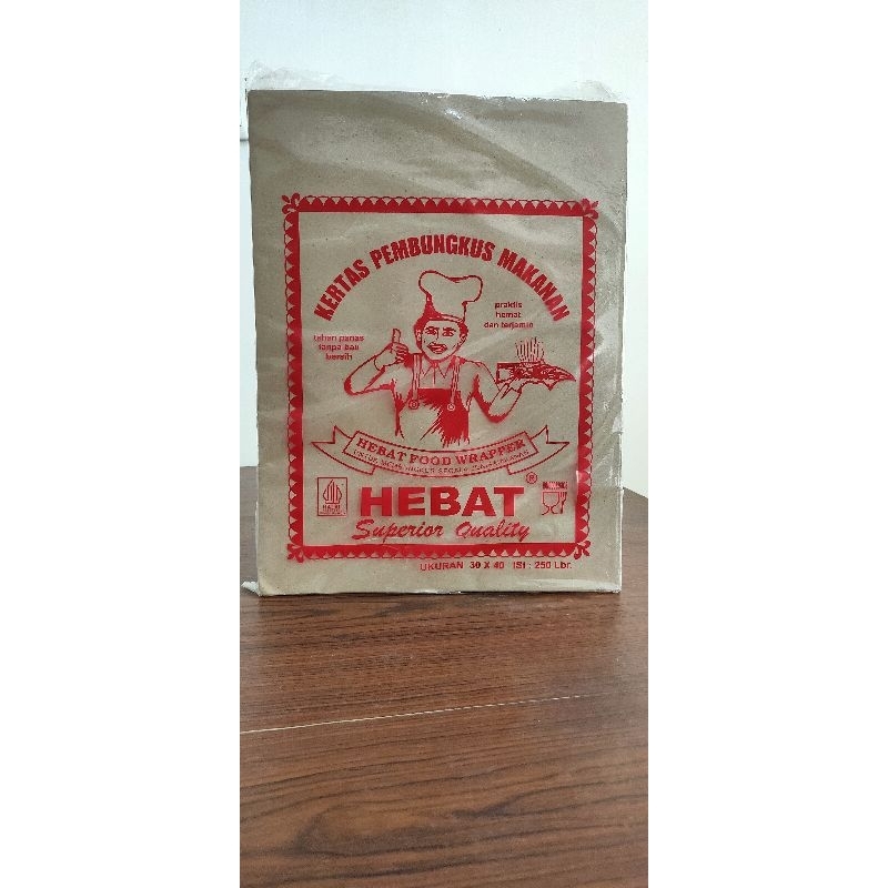 Kertas pembungkus nasi Hebat