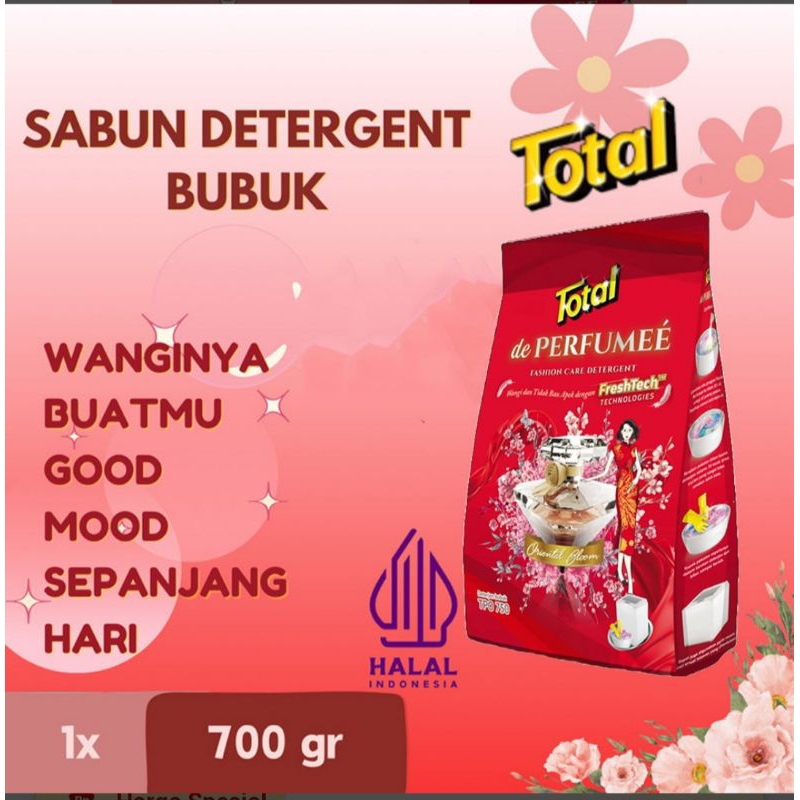 TOTAL DETERGENT BUBUK 700G