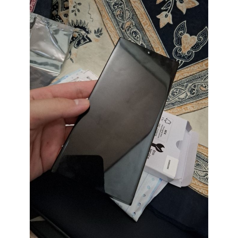 Layar LCD Samsung S23 Ultra asli Copotan (minus fingerprint off)